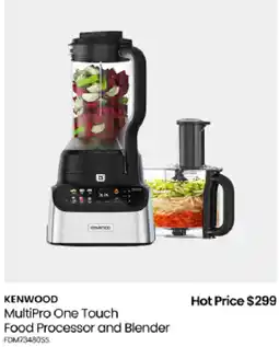 Myer Kenwood MultiPro One Touch Food Processor and Blender offer