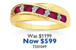 Prouds Ruby and Diamond Ring offer