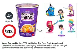 Coles Kpop Demon Hunters Netflix For The Fans Pack Assortment offer