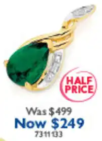 Prouds Emerald Pendant offer