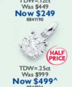Prouds Diamond Pendant offer