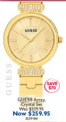 Prouds Guess Array Crystal Set offer