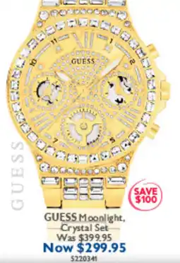Prouds Guess Moonlight, Crystal Set offer