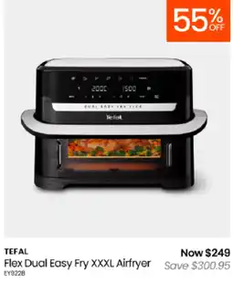 Myer Tefal Flex Dual Easy Fry XXXL Airfryer offer