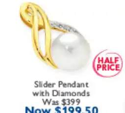 Prouds Slider Pendant with Diamonds offer
