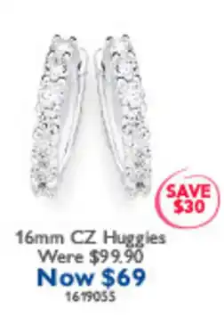 Prouds 16mm CZ Huggies offer