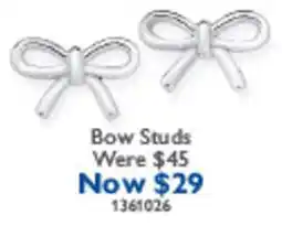 Prouds Bow Studs offer