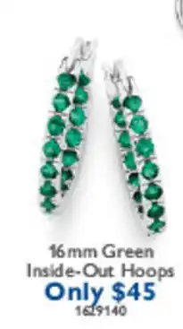 Prouds 16 mm Green Inside-Out Hoops offer