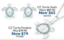 Prouds CZ Turtle Studs offer