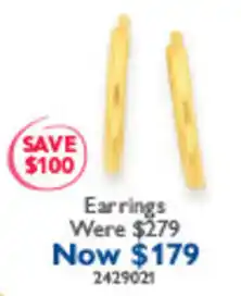 Prouds Earrings offer
