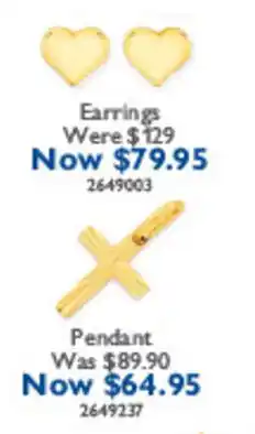 Prouds Earrings offer