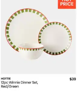 Myer Hottie 12pc Winnie Dinner Set offer