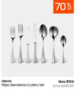 Myer Oneida Barcelona Cutlery Set offer
