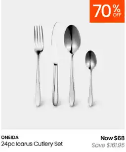 Myer Oneida Icarus Cutlery Set offer
