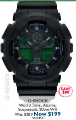 Prouds G-SHOCK offer