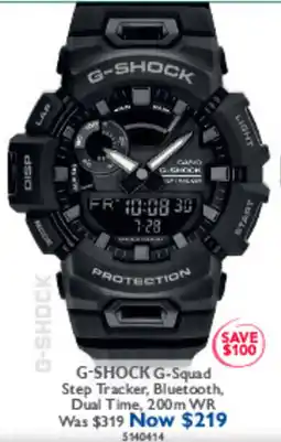 Prouds G-SHOCK G-Squad Step Tracker offer