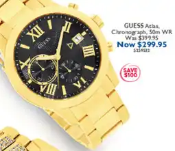 Prouds GUESS Atlas Chronograph offer