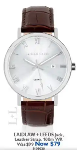 Prouds Laidlaw + Leeds Jack, Leather Strap offer