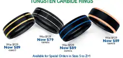 Prouds Tungsten Carbide Rings offer