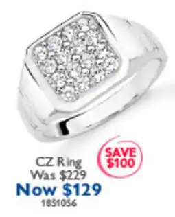 Prouds CZ Ring offer