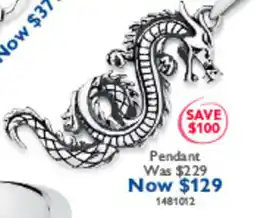 Prouds Dragon Pendant offer
