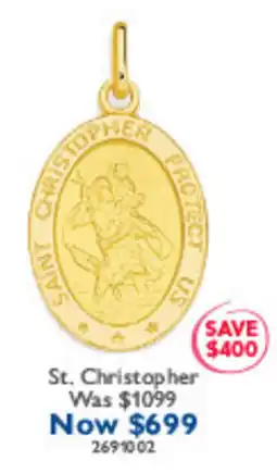 Prouds St. Christopher offer