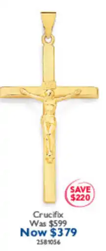 Prouds Crucifix offer