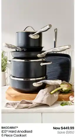 Myer Baccarat iD3 Hard Anodised Cookset offer