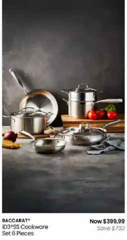 Myer Baccarat iD3 SS Cookware Set offer