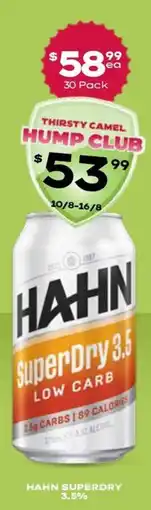 Thirsty Camel Hahn SuperDry offer