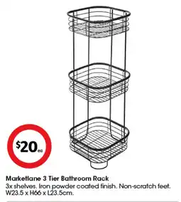 Coles Marketlane 3 Tier Bathroom Rack offer