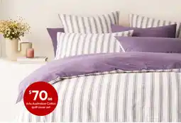 Target Arlo Australian Cotton quilt cover set offer