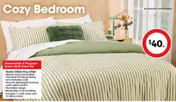 Coles Abercrombie & Ferguson Queen Quilt Cover Set offer