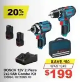Total Tools Bosch 12V 2 Piece 2x2.0Ah Combo Kit offer