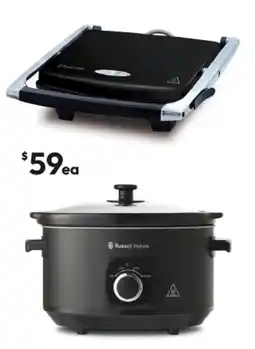 Target Russell Hobbs Slow Cooker or Sandwich Press offer