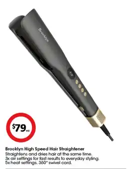 Coles Brooklyn High Speed Hair Straightener offer