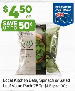 Foodland Local Kitchen Baby Spinach offer