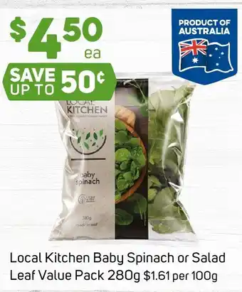 Local Kitchen Baby Spinach