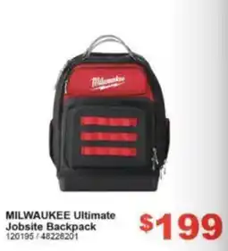 Total Tools Milwaukee Ultimate Jobsite Backpack offer