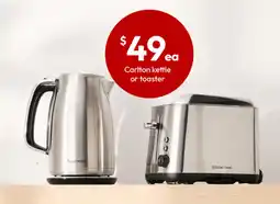 Target Carlton kettle or toaster offer