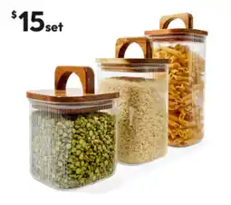 Target Wood Handle Canisters Set offer