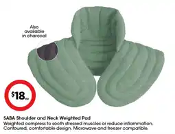 Coles SABA Shoulder and Neck Weighted Pad offer