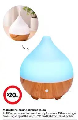 Coles Marketlane Aroma Diffuser 150ml offer