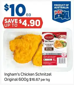 Foodland Ingham's Chicken Schnitzel Original offer