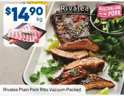 Foodland Rivalea Plain Pork Ribs Vacuum Packed offer