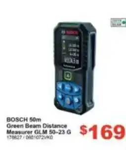 Total Tools Bosch 50m Green Beam Distance Measurer GLM 50-23 G offer