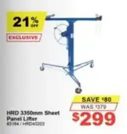 Total Tools HRD 3350mm Sheet Panel Lifter offer