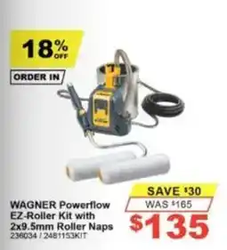 Total Tools Wagner Powerflow EZ-Roller Kit with 2x9.5mm Roller Naps offer