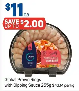 Foodland Global Prawn Rings with Dipping Sauce offer