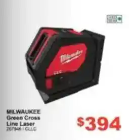 Total Tools Milwaukee Green Cross Line Laser offer
